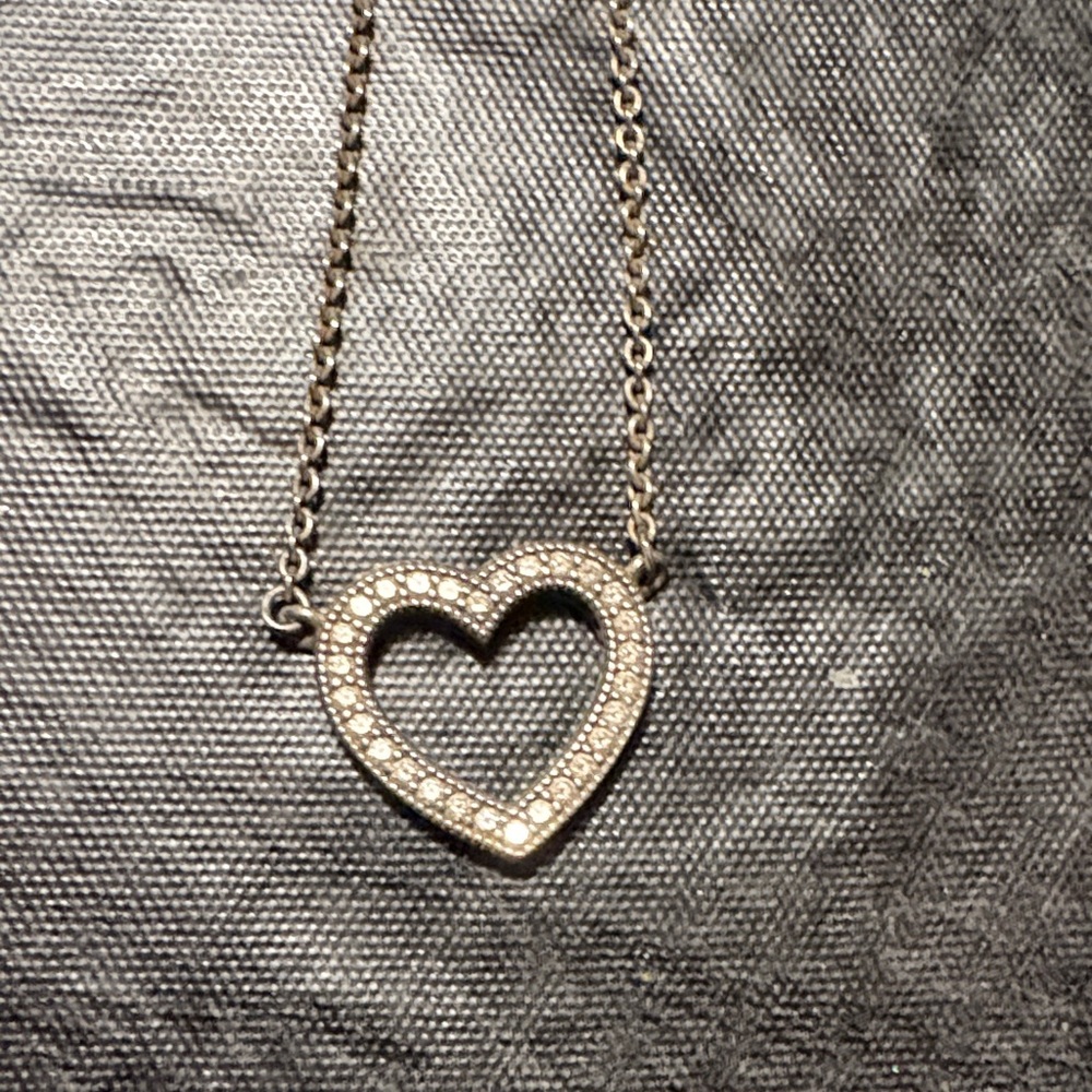 Pandora Silver Heart Necklace